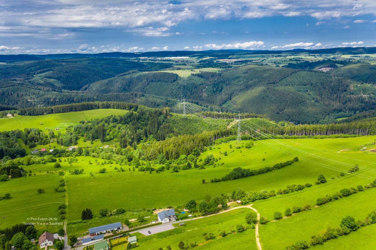 Ferienwohnung Fuchsbau Im Eg Des Ferienhauses Falkenhoehe Oberweißbach Kültér fotó